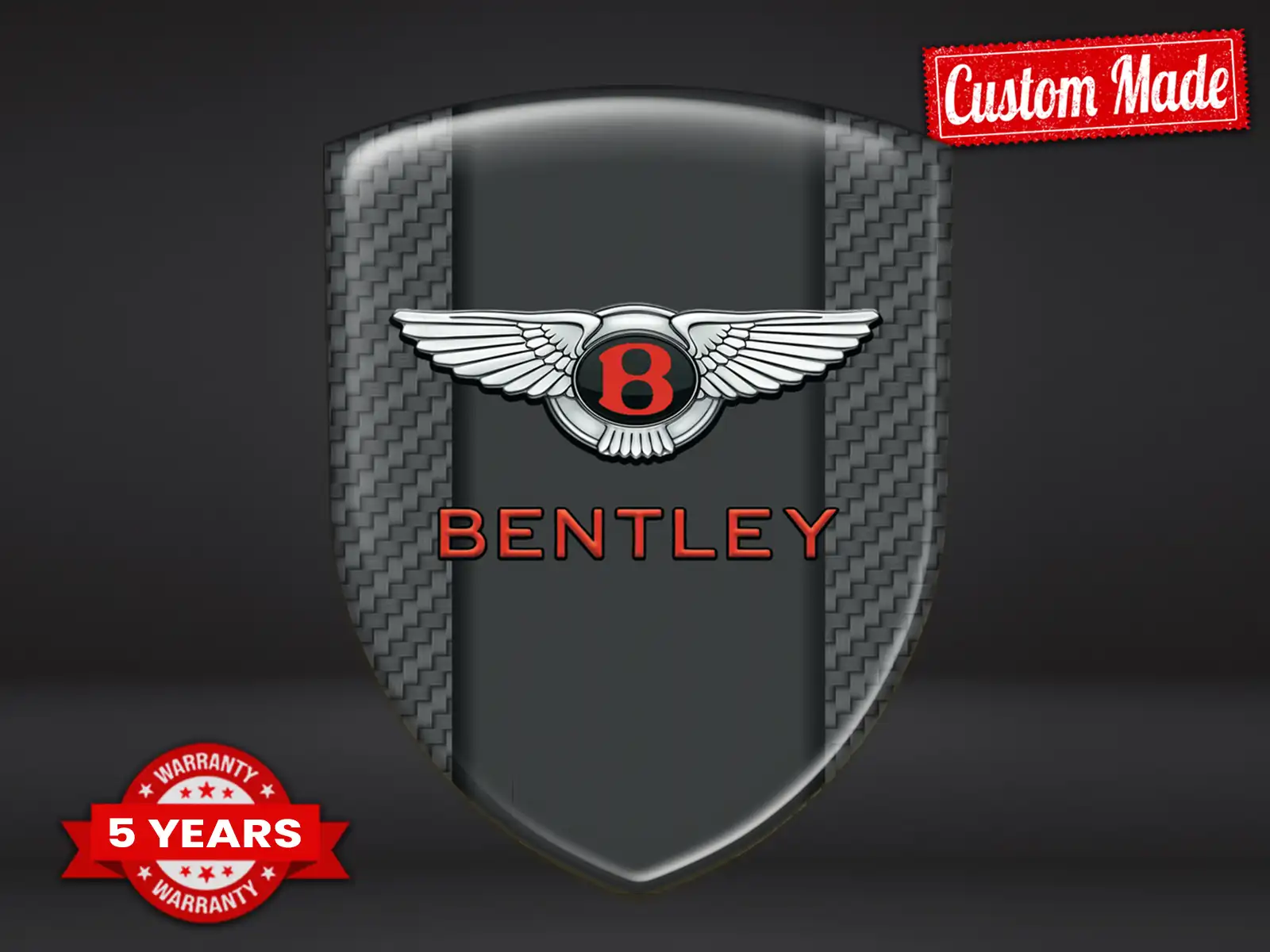 Bentley Wandaufkleber Auto Robust Hochwertig Professionell